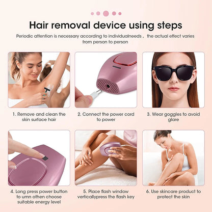 Painless IPL Permanent Hair Removal
